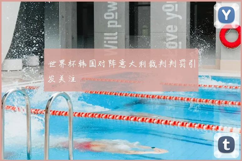 世界杯韩国对阵意大利裁判判罚引发关注